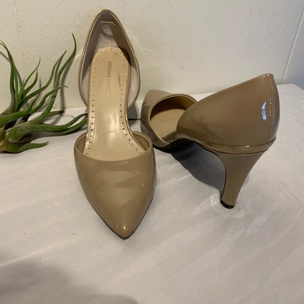 Adrienne Bittadini Nude Point Heels